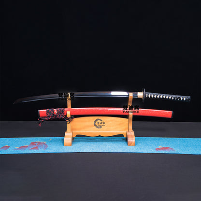 Japanese sword T10 steel clay Tempered katana