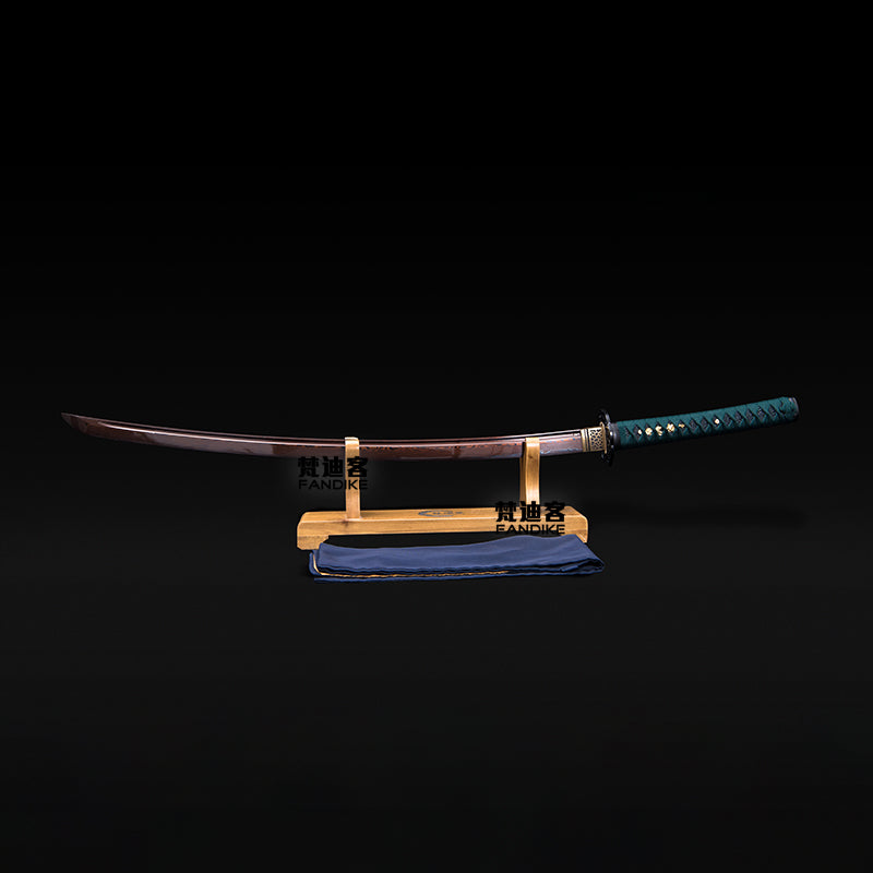 Roasted red pattern steel samurai sword knife swrods