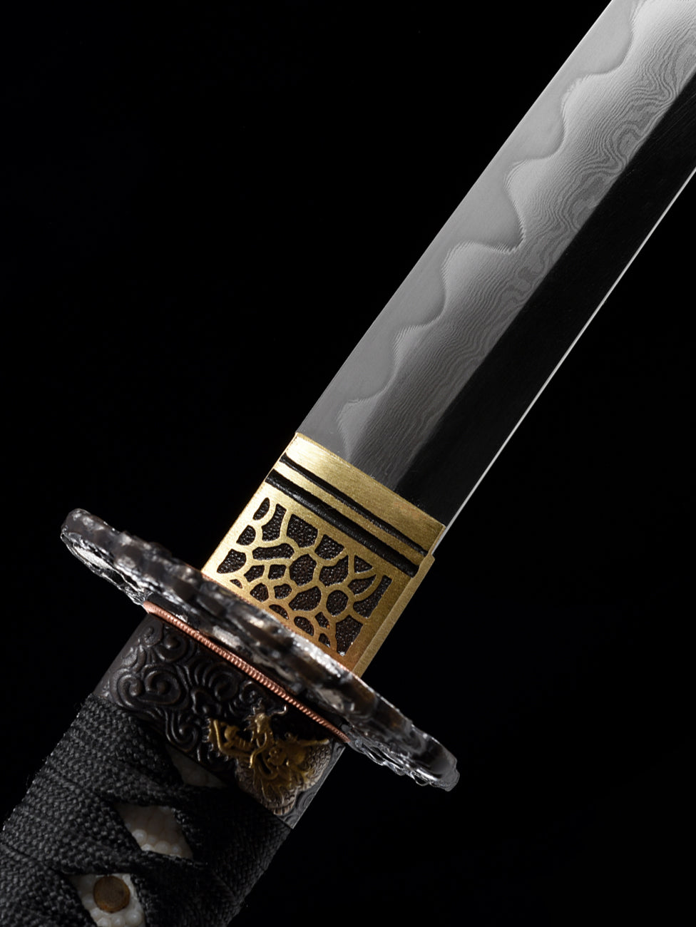 High quality copper katana Japanese sword handmade knife