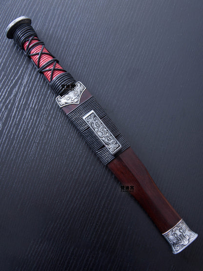 Mini sword short sword pocket sword Chinese sword forge folded steel