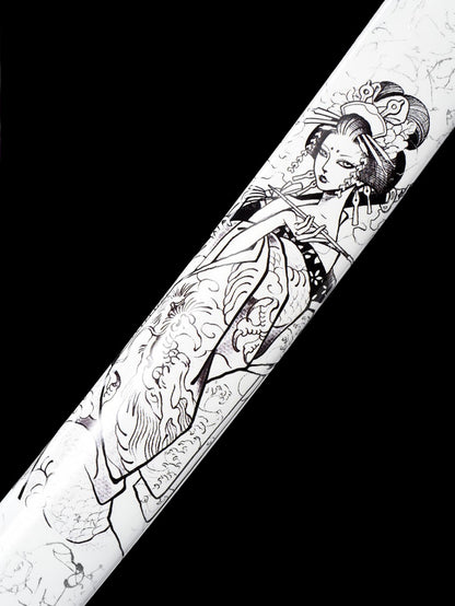 1095 Clay Tempered Silver pill Japanese sword katana longsword