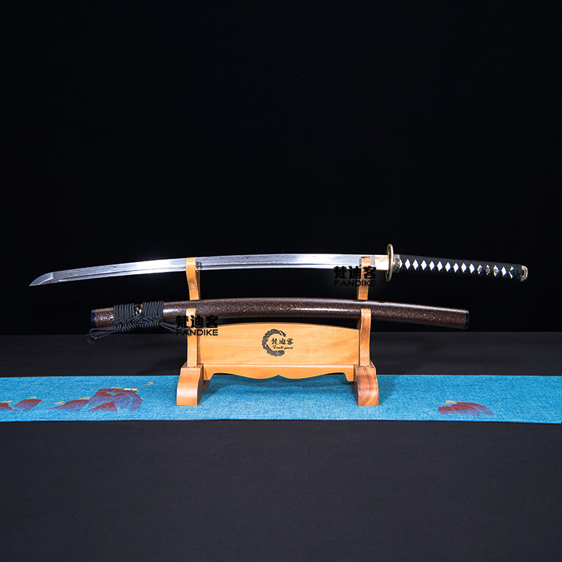 forge folded steel true sword collection knife Japanese katana