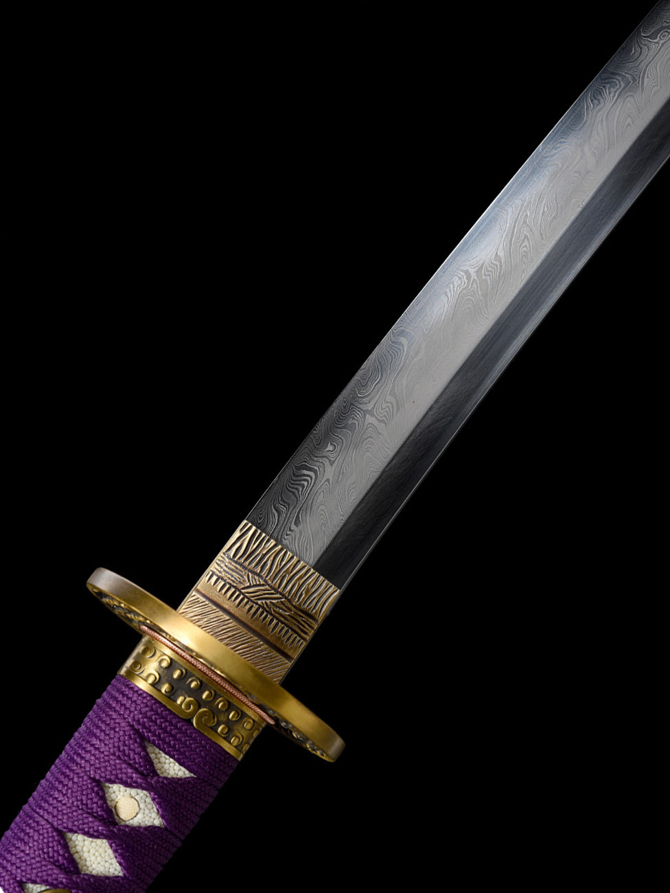 Handcrafted Full Tang Round sea katana Japanese sword