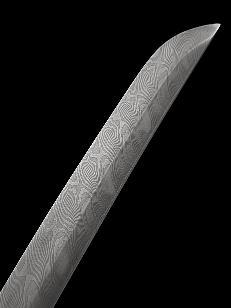 Damascus Steel Torsion steel High quality copper Tsuba Japanese sword