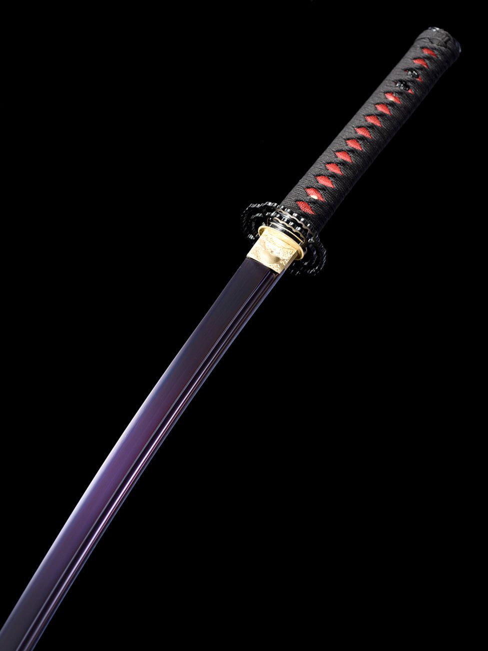 1045steel bluing katana Japanese sword knife Combat Knives