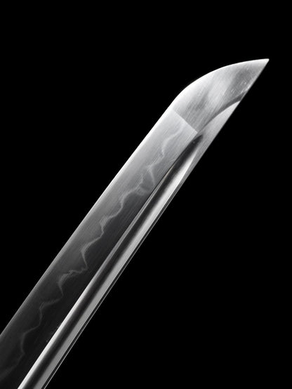 1095 Clay Tempered Silver pill Japanese sword katana longsword