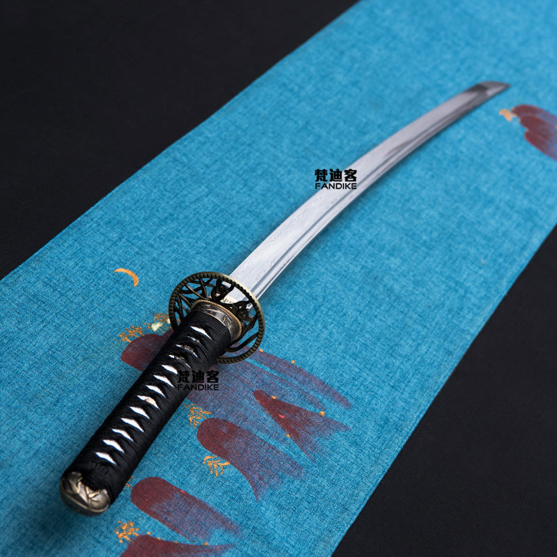 forge folded steel true sword collection knife Japanese katana