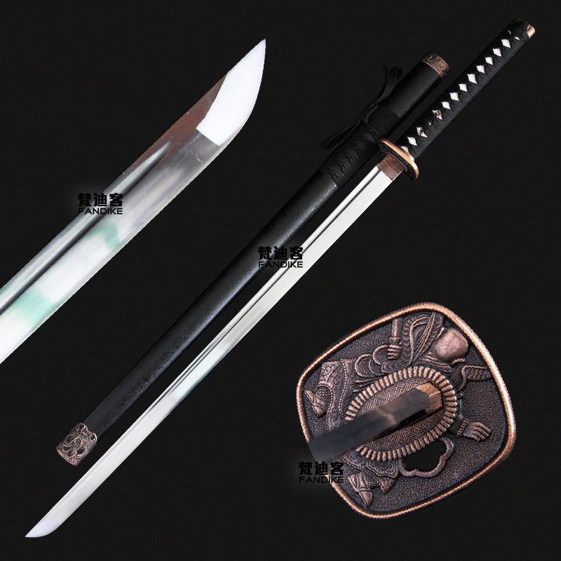 Japanese katana Ninja Straight knife sword Handcrafted